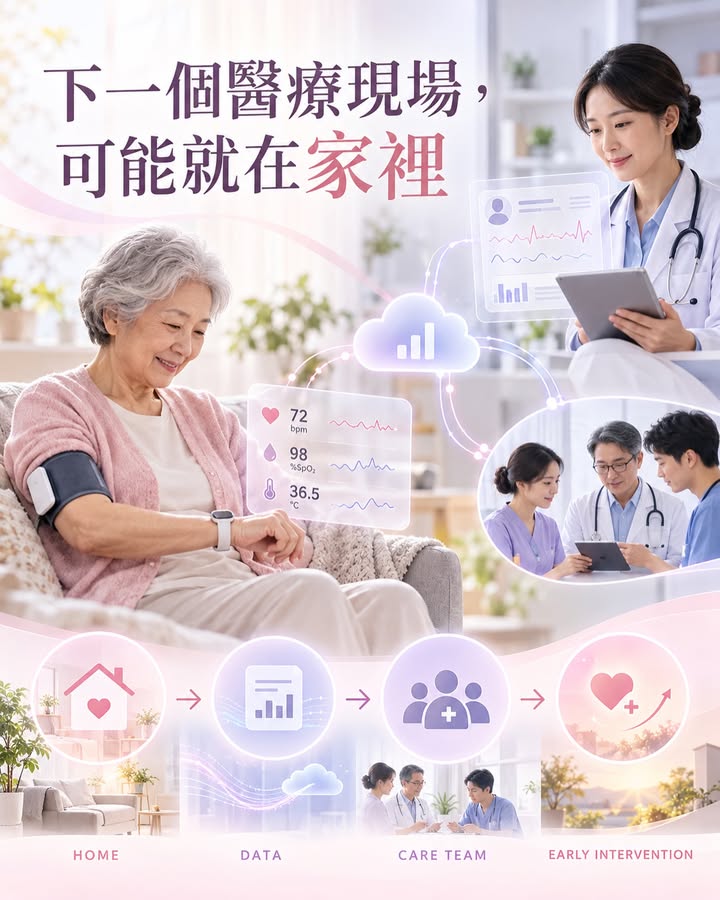 下一個醫療現場，可能就在家裡